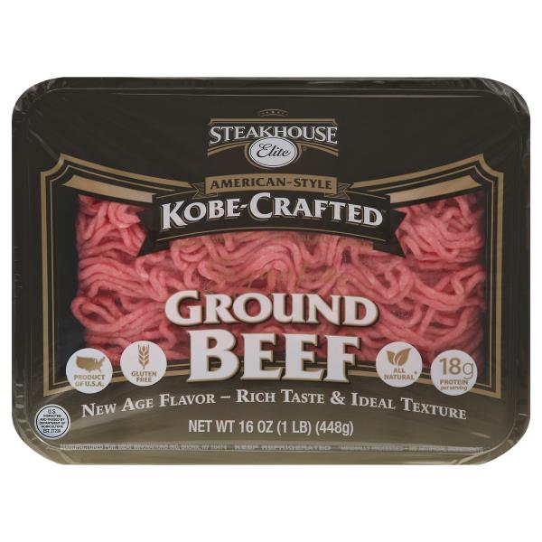 Steakhouse Elite Kobe Crafted Beef, Ground Publix Super Markets