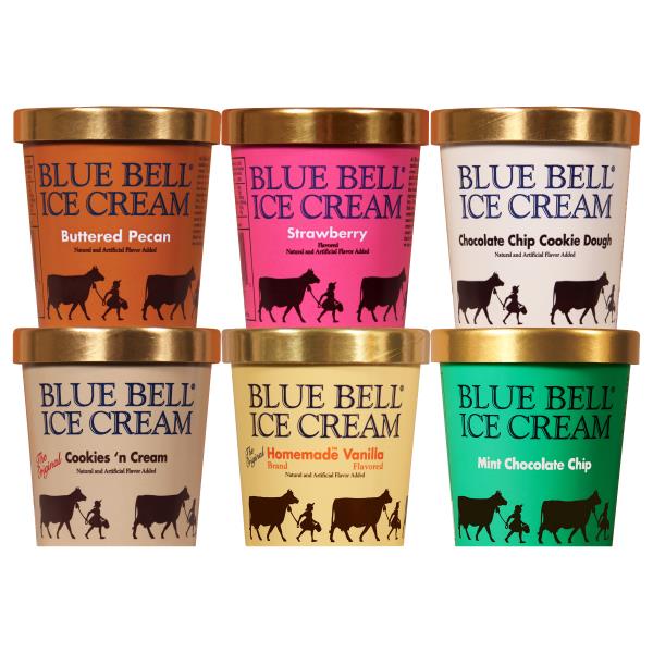 gluten free blue bell ice cream