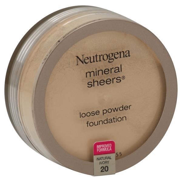 Neutrogena Mineral Sheers Loose Powder Foundation, Natural Ivory 20 |  Publix Super Markets