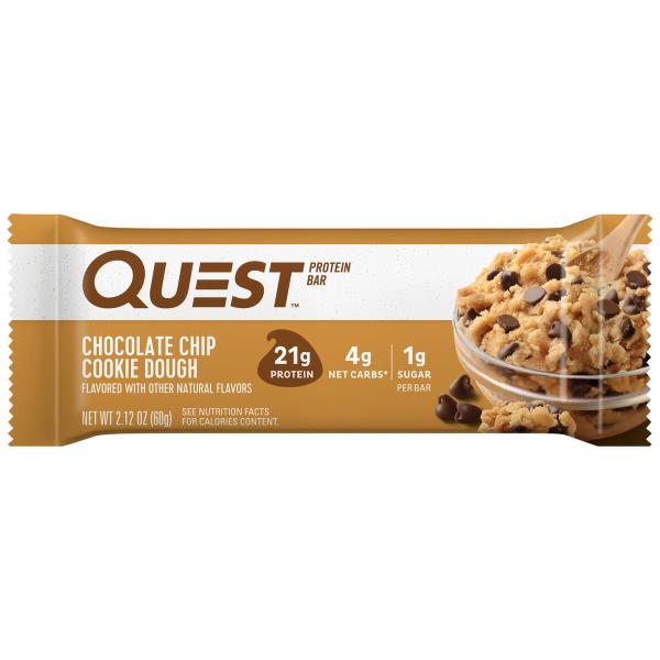 Quest Bar Chocolate Chip Cookie Dough Nutrition | Besto Blog