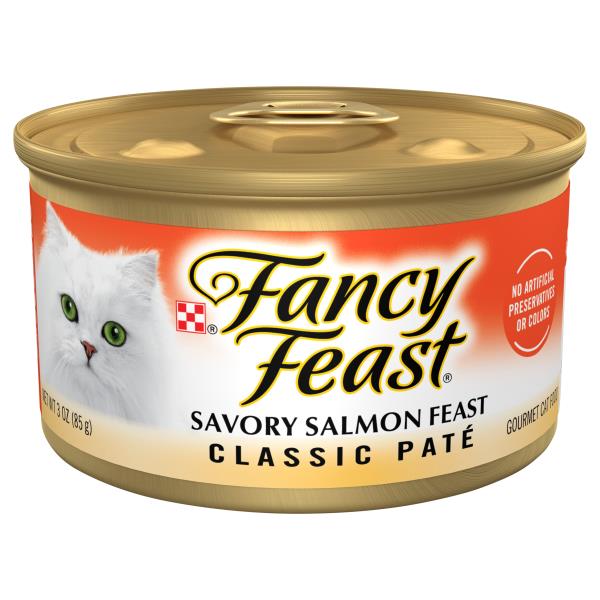 fancy feast classic savory salmon feast