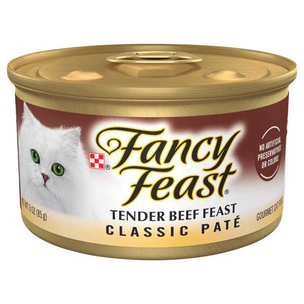 fancy feast canned cat food recall