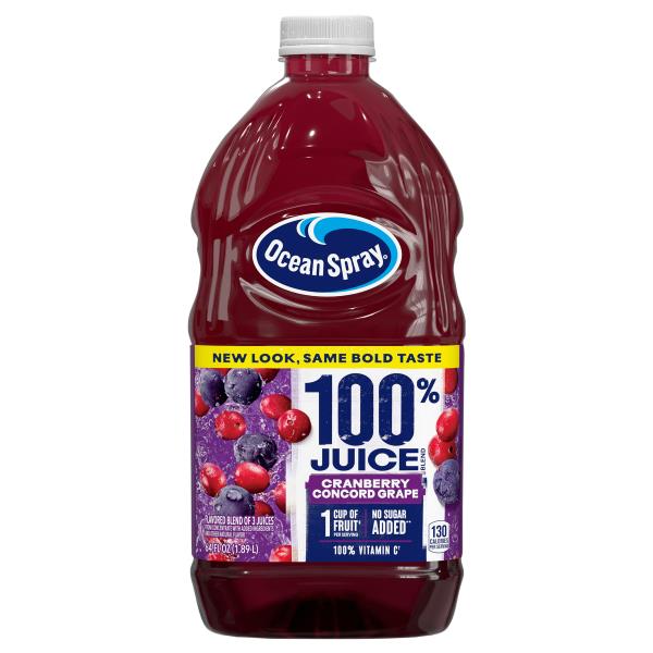 Ocean Spray 100% Juice, Cranberry Concord Grape Flavor : Publix.com