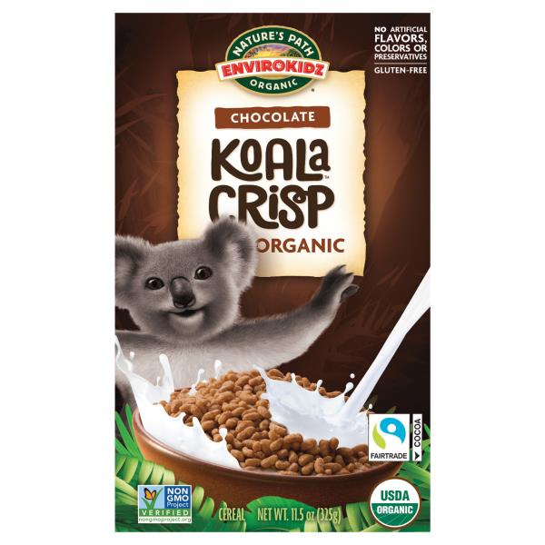 Natures Path Envirokidz Cereal, Organic, Koala Crisp, Chocolate ...