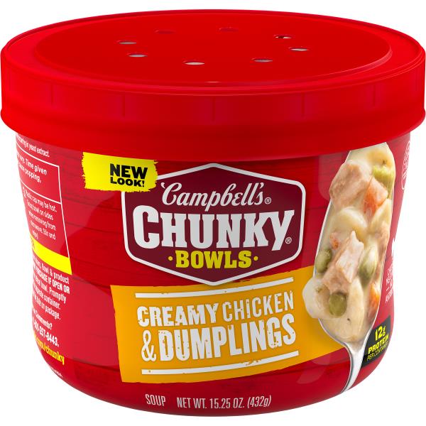 Campbells® Chunky® Chunky® Soup Creamy Chicken And Dumplings Soup