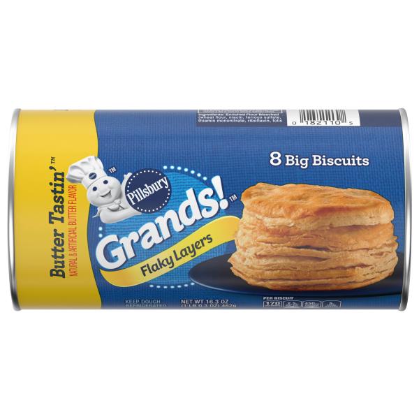 Pillsbury Grands! Big Biscuits, Butter Tastin, Flaky Layers | Publix ...