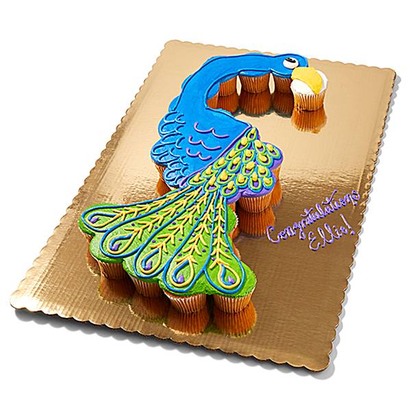 Peacock Pull Apart Cupcakes 26 Count Publix Super Markets 093515 600x600 A