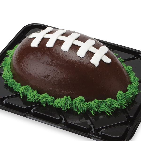 Fudge Iced Chocolate Football Cake : Publix.com