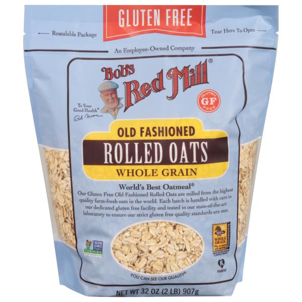 Bobs Red Mill Rolled Oats, Whole Grain, Old Fashioned | Publix Super ...