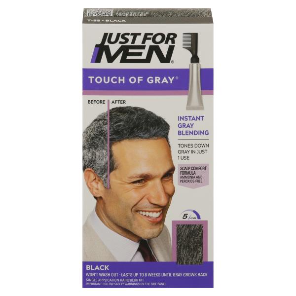 Just For Men Touch of Gray Hair Color, Black T-55 : Publix.com Just For Men Touch of Gray Hair Color, Black T-55 : Publix.com