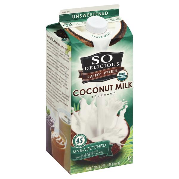 So Delicious Coconut Milk, Unsweetened