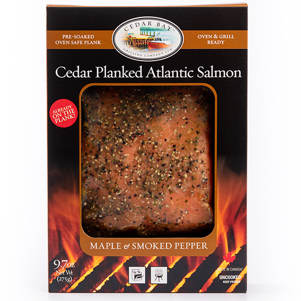 Cedar Bay Salmon Atlantic Cedar Planked Maple And Smoked Pepper Publix Super Markets