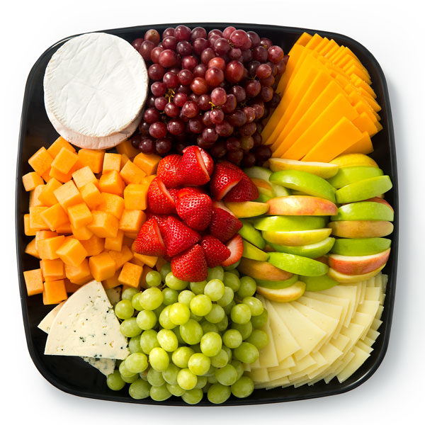 pictures of fruit and cheese trays