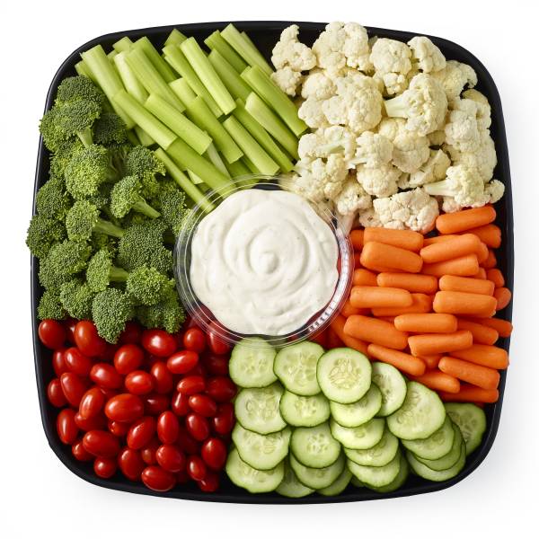 pictures of vegetable trays