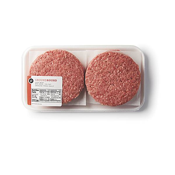 Ground Round Burgers Publix Beef, USDA Inspected : Publix.com