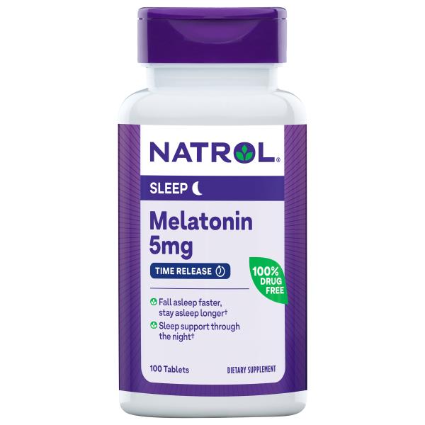 Natrol Melatonin, Extra Strength, 5 Mg, Time Release, Tablets : Publix.com