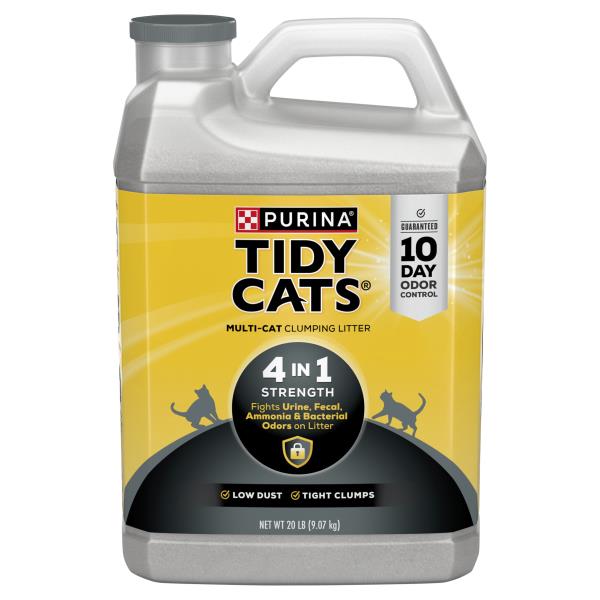 Tidy Cats Cat Litter, Clumping, 4 in 1 Strength Publix Super Markets