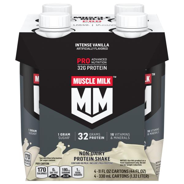 Muscle milk nutrition label