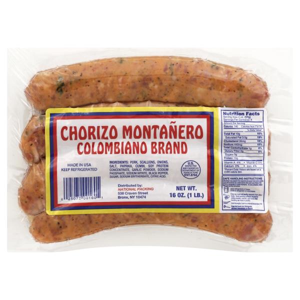 Colombiano Chorizo Montanero | Publix Super Markets